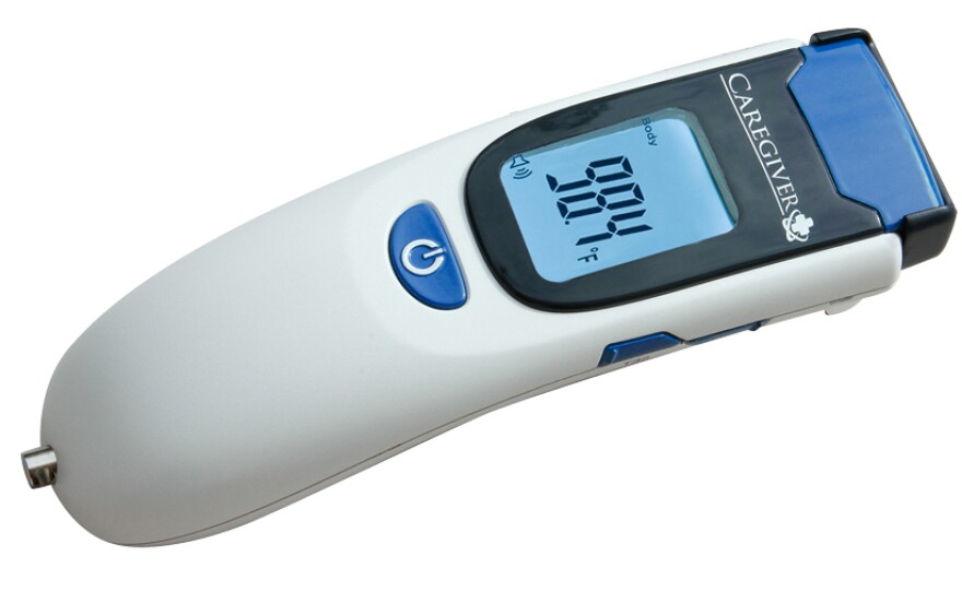 The CDC rush-ordered 80 Caregiver thermometers this week to five airports around the U.S., according to the manufacturer.