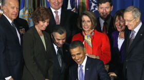 President Obama signs the repeal of "don't ask, don't tell" on Wednesday.