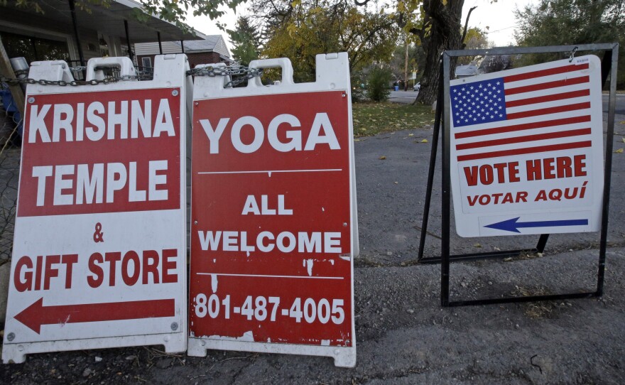 The U.S. Supreme Court hears arguments Monday in a case that looks at how municipal governments may regulate where and when signs are posted.