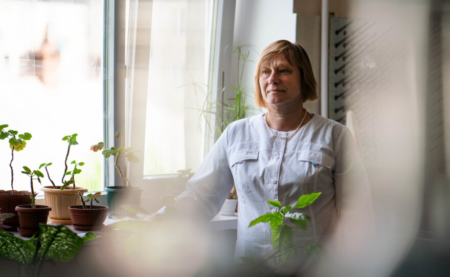 Iryna Bereziuk is one of the scientists who collects air, water and soil samples, documenting evidence of what Ukraine's authorities are calling environmental war crimes.