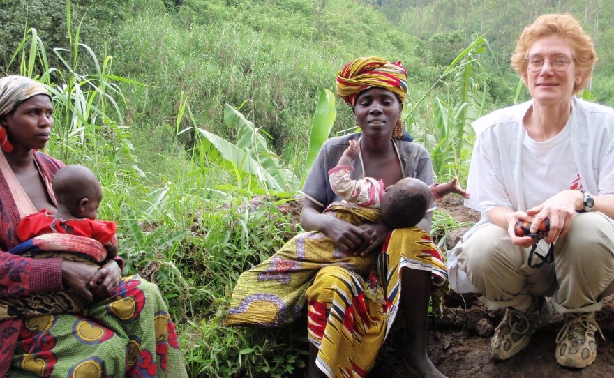 Dr. Deane Marchbein on assignment in the Democratic Republic of Congo, 2009.