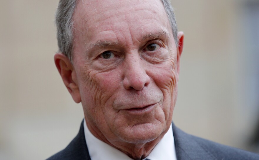 Former New York City Mayor Michael Bloomberg says his foundation will fill a funding gap left by the U.S.