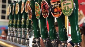 Coffee and teas on draft at Ryan Bros Coffee are pictured in this undated photo. 