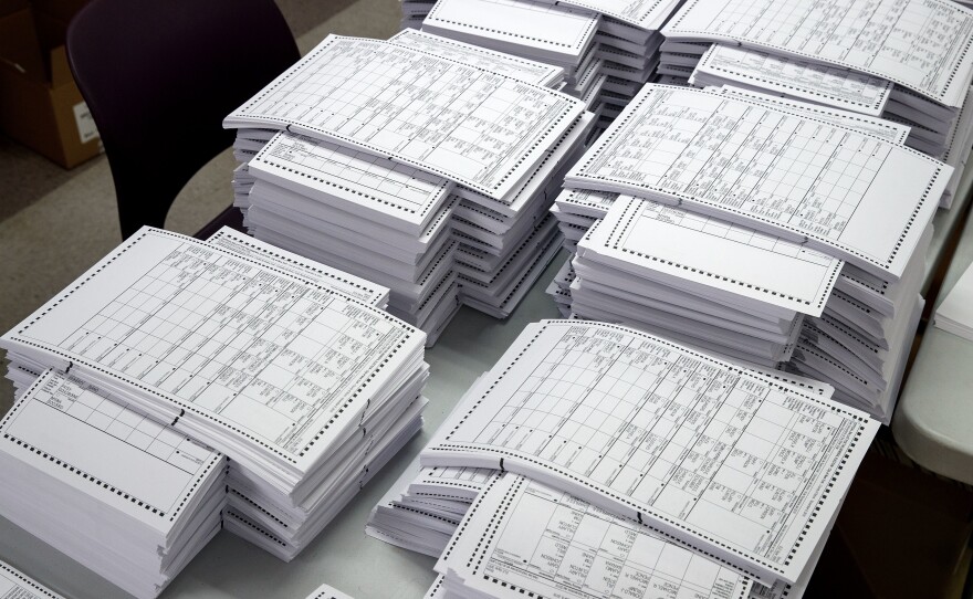 Ballots in New York City ahead of the 2016 general elections. While U.S. election officials have made progress increasing security, gaps still remain.