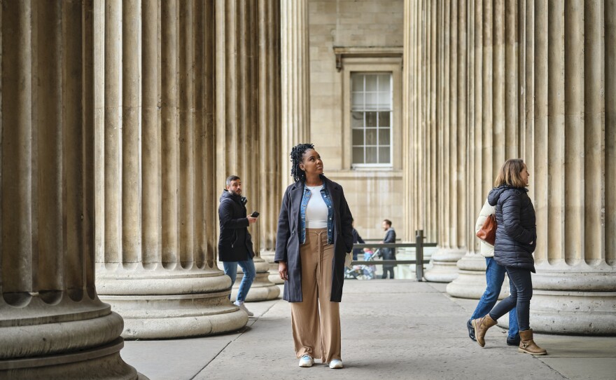 Since undergoing treatment for sickle cell disease using CRISPR, Gray feels stronger and is enjoying travel — she had no issues walking all over London. She says the difference between her life before the treatment and after CRISPR is like "night and day."