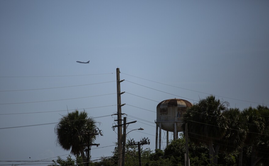 The plane carrying the animals departed the Aguadilla airport shortly after 9 a.m.