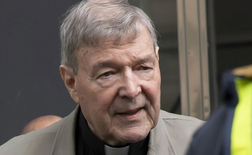 Cardinal George Pell, seen earlier this month, has been sentenced to six years in prison by a Melbourne, Australia, court for the sexual abuse of two children more than 20 years ago.