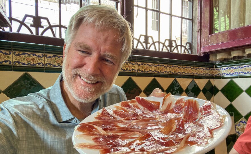 Nothing beats a beautiful platter of "Jamon Iberico" in Spain.