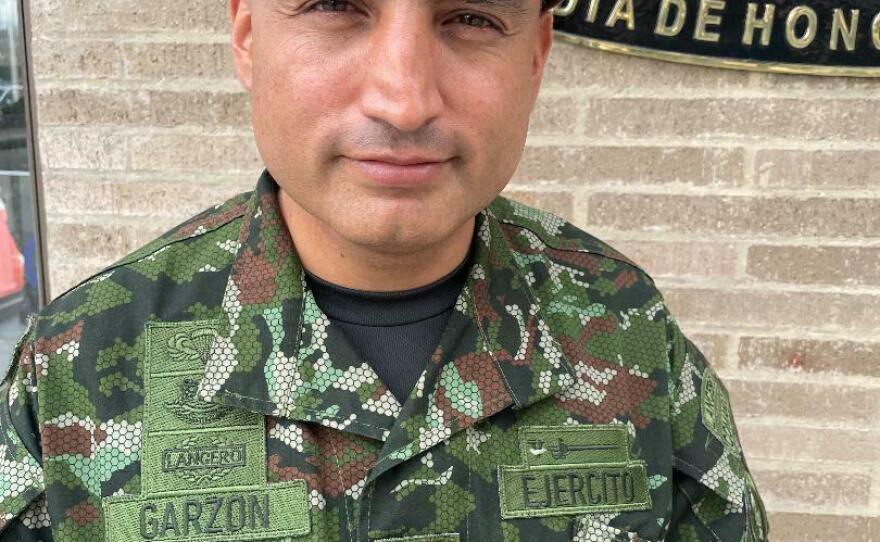Army Lt. Col. Óscar Garzón, who advised the search-and-rescue team.