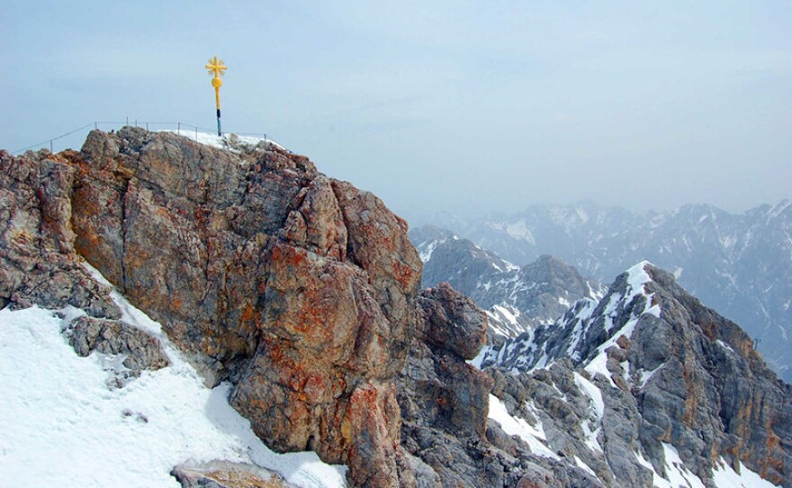 Zugspitze, the highest mountain in Germany.