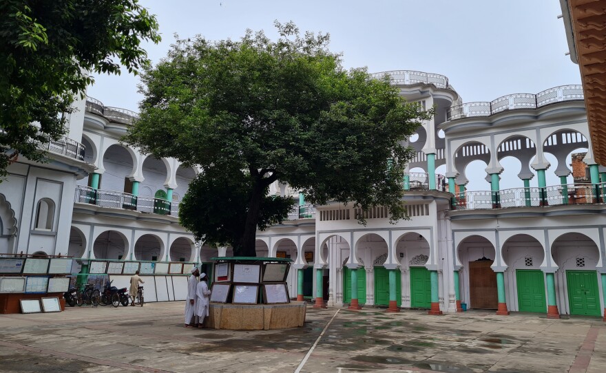 Buildings on the campus of the Darul Uloom seminary in Deoband, India.