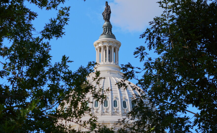 The U.S Capitol is photographed Monday, Sept. 14, 2026, in Washington, D.C.