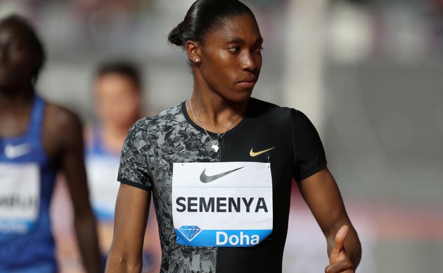 Caster Semenya has won a temporary block against regulations that would require her to lower her testosterone levels artificially before being allowed to compete in some races.