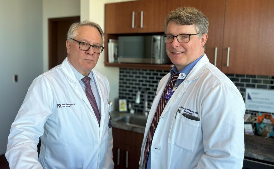 Dr. Douglas Vaughan and Dr. John Wilkins of the Northwestern University Feinberg School of Medicine and the Potocsnak Longevity Institute.