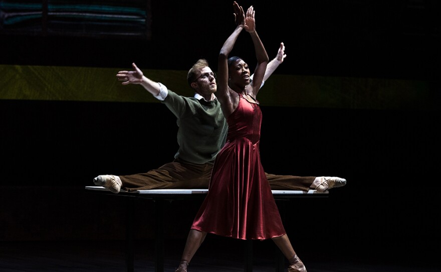 Claudia Monja and Brett Sjoblom in GREAT PERFORMANCES “Black Lucy and The Bard.”