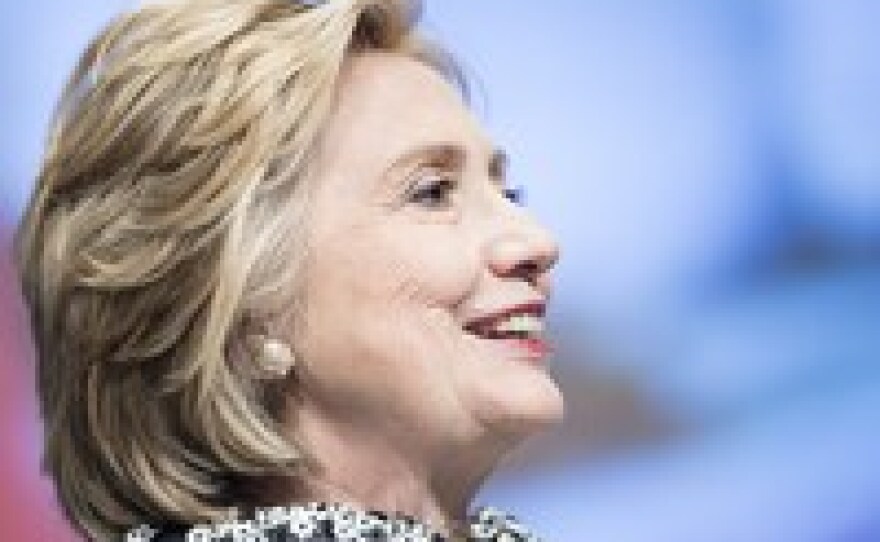 Former Secretary of State Hillary Clinton on May 14, 2014 in Washington, DC.