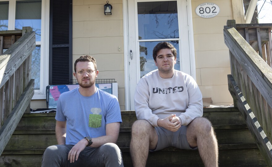 Michael Beale (left) and Francesco Mazza in High Point, N.C.