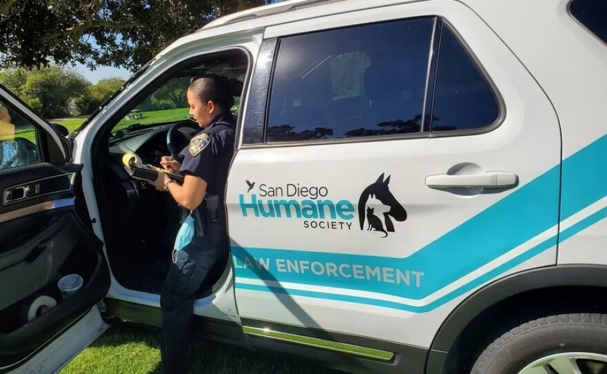 Sierra Dockery, a San Diego park patrol officer.