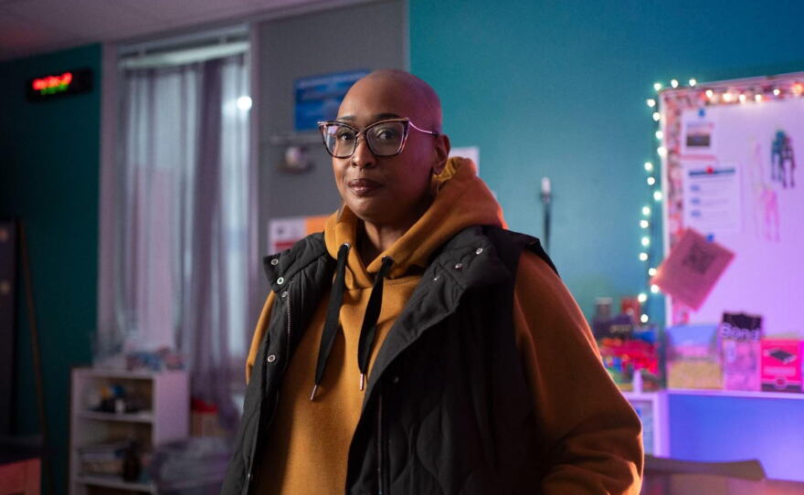 Chanea Bond disagrees with the argument that not incorporating AI into lessons puts her students at risk of falling behind. "I just don't see a world where students learning how to think and learning how to articulate themselves puts them at a disadvantage," she says.