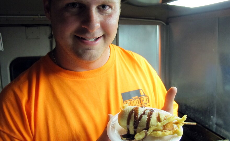 Hostess went bankrupt last year, but you can still buy a Twinkie in Kansas City if you just know where to look. Food truck owner Michael Bradbury bought 10,000 Twinkies when Hostess went under and sells them deep fried and drizzled with chocolate.