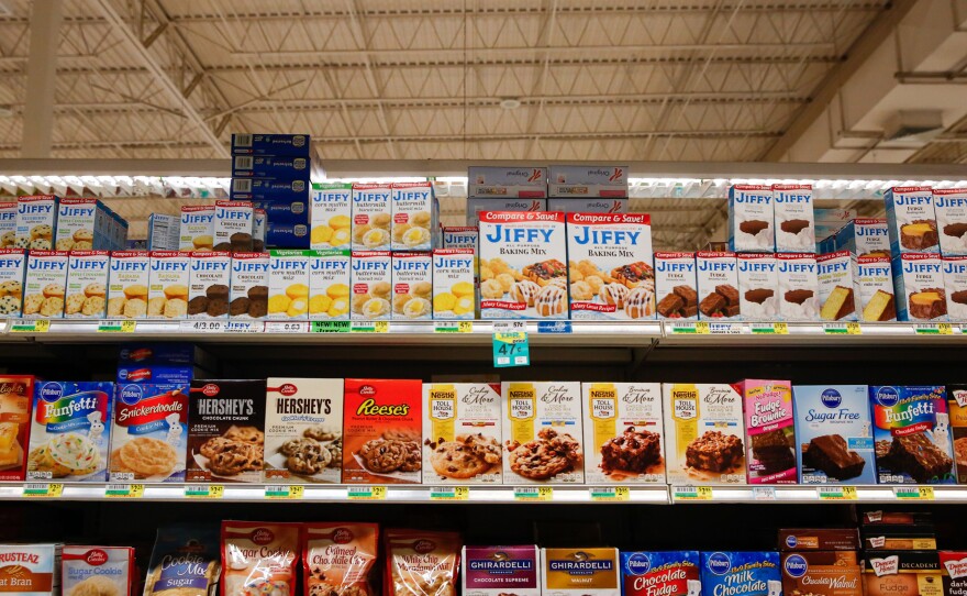 During the busy season, the company ships out nearly 1.6 million boxes a day — of mixes for biscuits and brownies, cakes, pie crusts and their famous corn muffins.