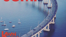 @KevinKleinLIVE Tweeted this image of the Coronado Bridge with the words "JUMP(asterisk). (asterisk)to a new morning show."