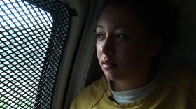 Cyntoia Brown rides to the courthouse during her criminal trial. 