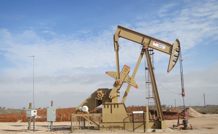 A Permian Basin oil rig. Mose Buchule via NPR StateImpact