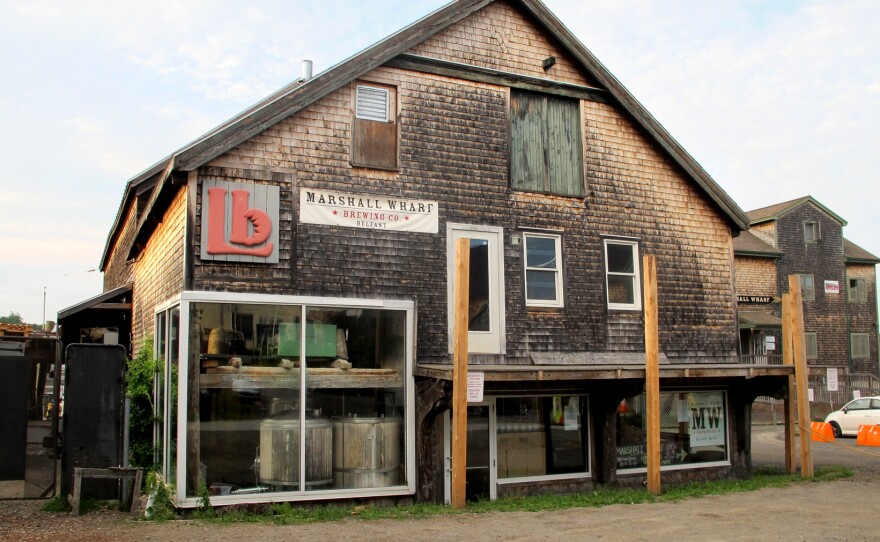 The Marshall Wharf Brewing Co. in Belfast, Maine.