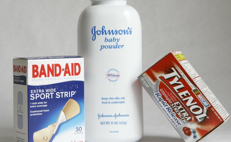 Some of Johnson & Johnson's consumer products are shown in this photo in Newark, N.J., on April, 14, 2009.