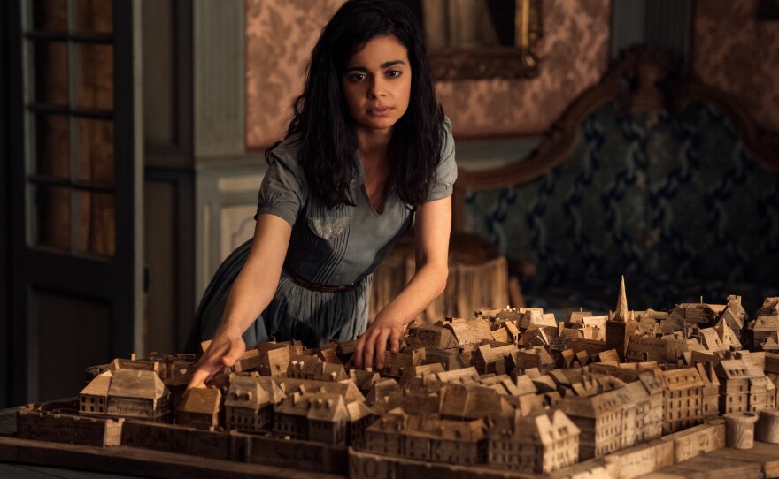 Newcomer Aria Mia Loberti plays Marie-Laure in <em>All the Light We Cannot See.</em>