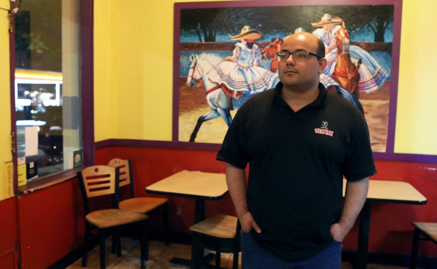 "Black Lives Matter really saved our business," said Salvador Sahagun, who manages a Mexican restaurant near the edge of the zone. He voted for Trump in 2016 and said he might do so again in November.