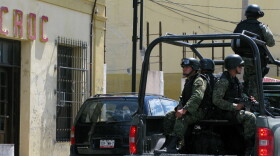 Mexican soldiers have taken control of the police department in downtown Matamoros, in the border state of Tamaulipas.