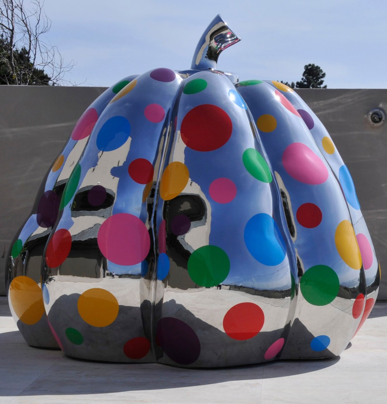 Yayoi Kusama's Gigantic Inflatable Pumpkin Makes A Statement At