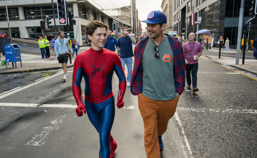 In Spider-Man: Brand New Day, Peter Parker (Tom Holland) is alone — very alone. "There's just nothing better than watching Tom play an awkward scene," says director Destin Daniel Cretton. "His comedic timing with his awkwardness, I think, is one of the most brilliant things about him. It's so relatable."