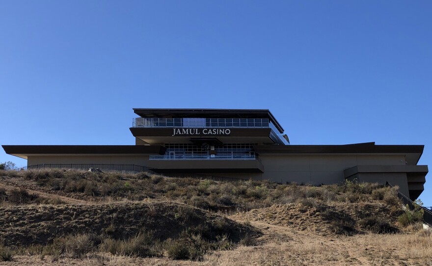 The Jamul Casino is pictured in this photo from Dec. 15, 2020.