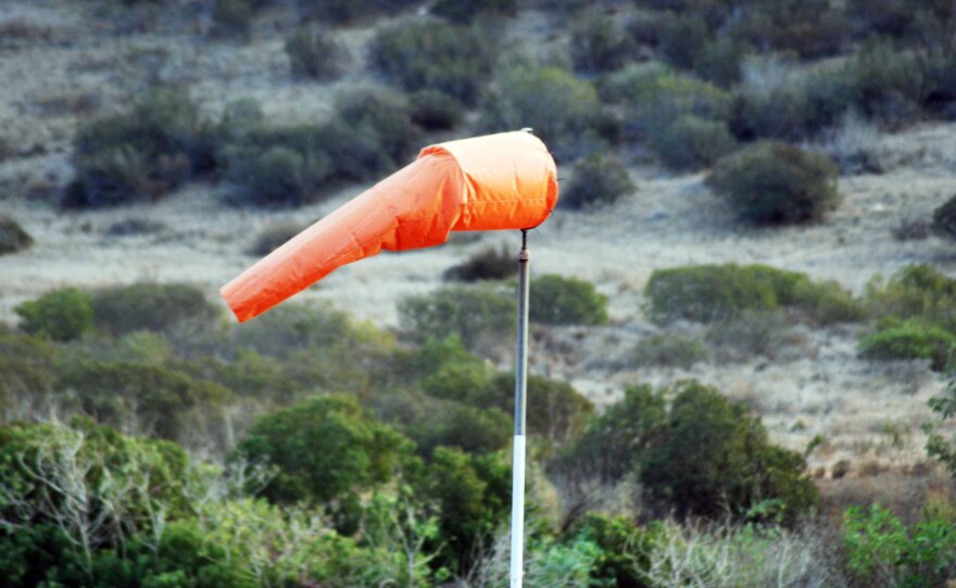 windsock red flag