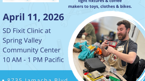 San Diego Fixit Clinic in Spring Valley