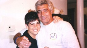 Michael Israel (shown here, left, with his father, Avi, in 2006) killed himself after becoming addicted to prescription painkillers.