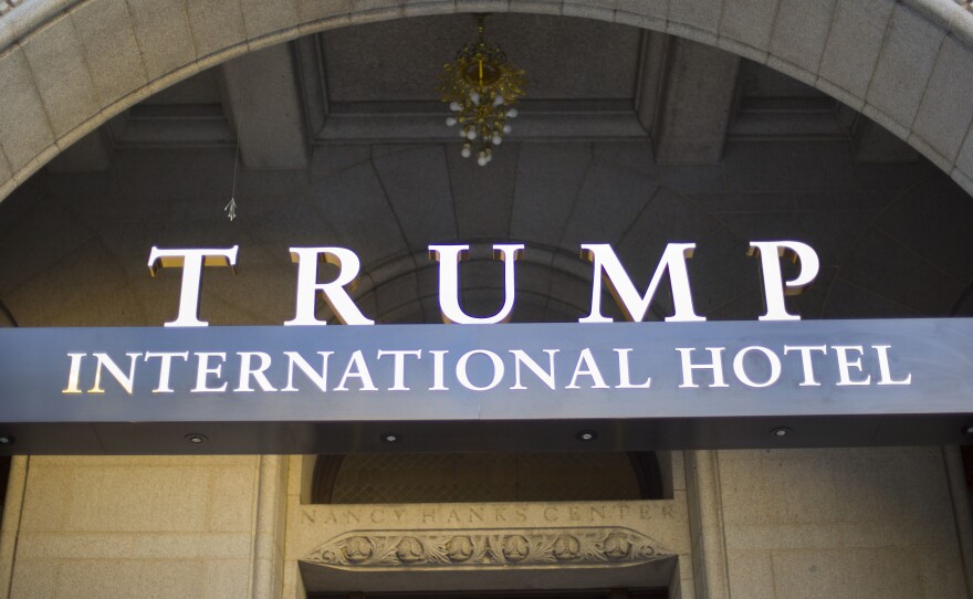 The annual conference has taken place in recent years at Washington's Ritz-Carlton hotel but is scheduled this May for the Trump International Hotel.