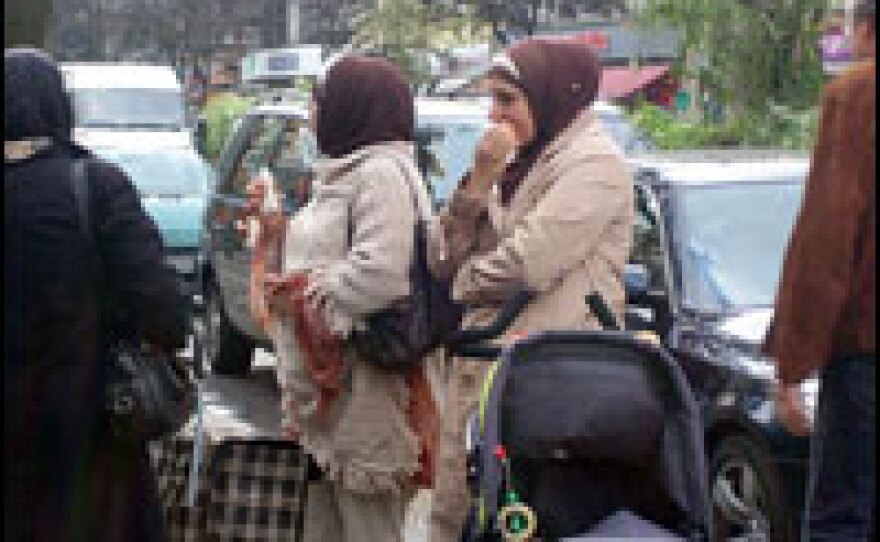 Women in Neukölln district of Berlin. Authorities are now focusing on Muslim women, hoping that they can facilitate Muslim integration into mainstream society.