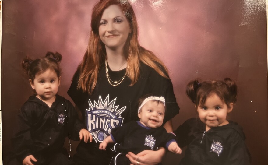 The Renfree family (from left) includes Eliana, Bethany, Hateya and Angelina.