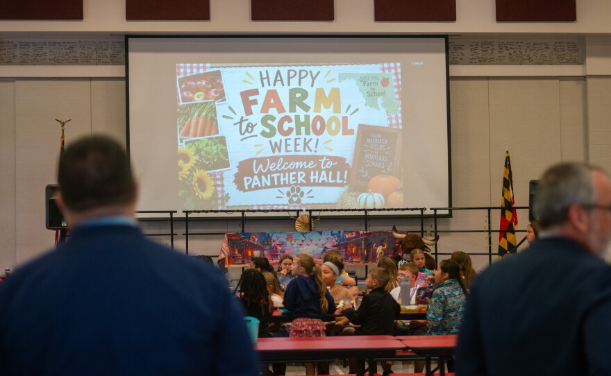 At Preston Elementary School on Maryland's Eastern Shore, catfish sandwiches are a highlight of a local food initiative.