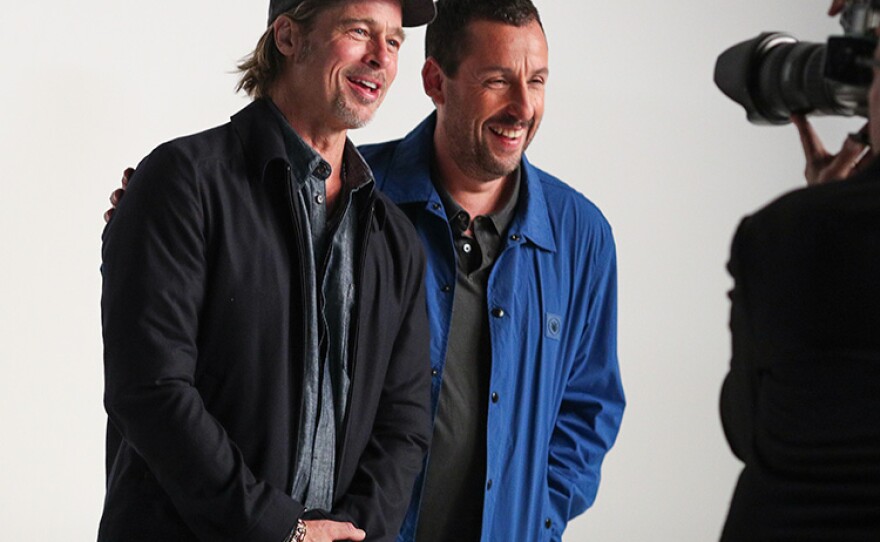 Brad Pitt and Adam Sandler