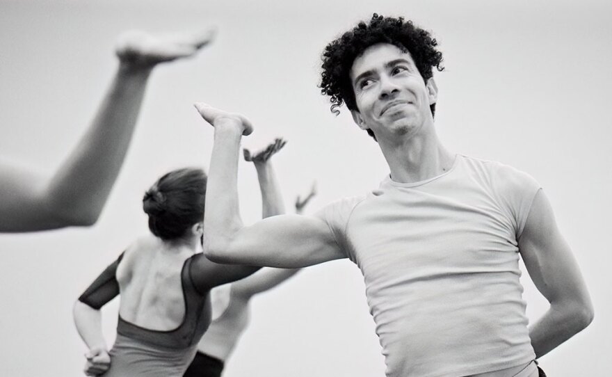 Rony Lewis rehearses for "Mise en Place" in an undated photo.