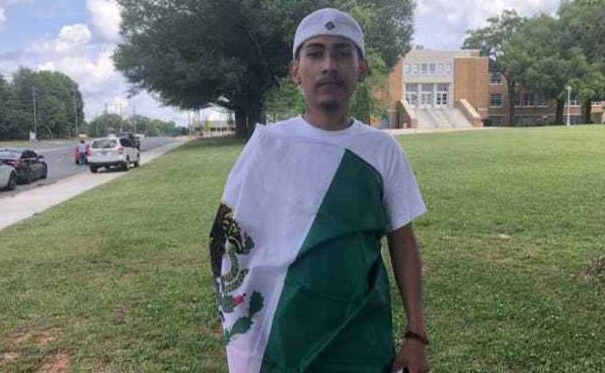 Ever Lopez, 18, wore the Mexican flag over his graduation robe at his high school graduation ceremony. The school withheld his diploma, claiming he violated the dress code.
