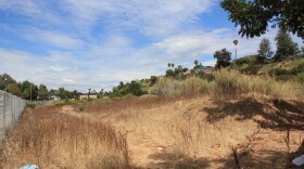 A swath of land along Home Avenue in City Heights dedicated for Charles Lewis III Memorial Park is pictured in 2013. 