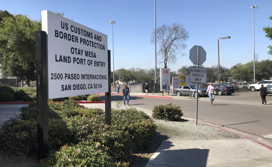The Otay Mesa Port of Entry is pictured, August 15, 2019. 