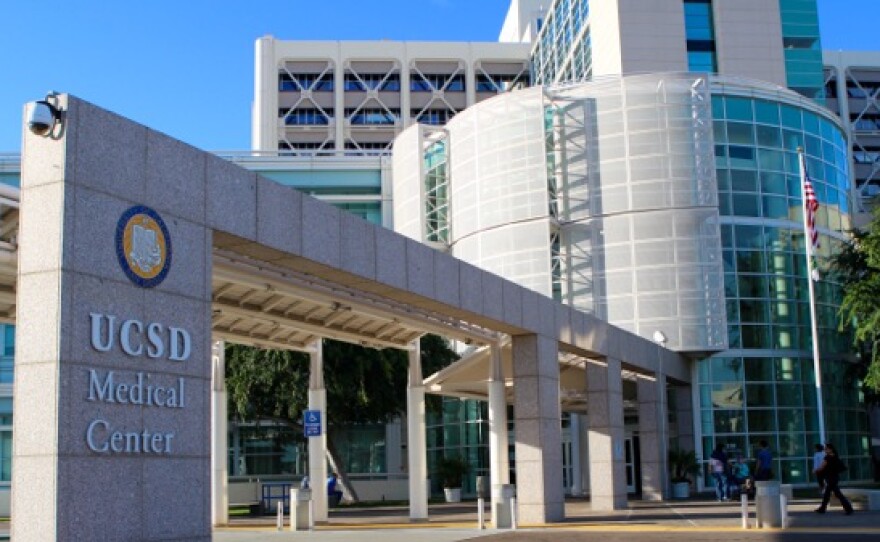 The UCSD Medical Center in Hillcrest is shown in this undated photo.