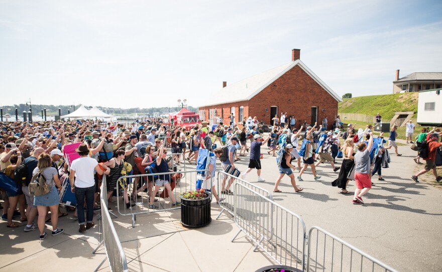 The gates are open — no running!